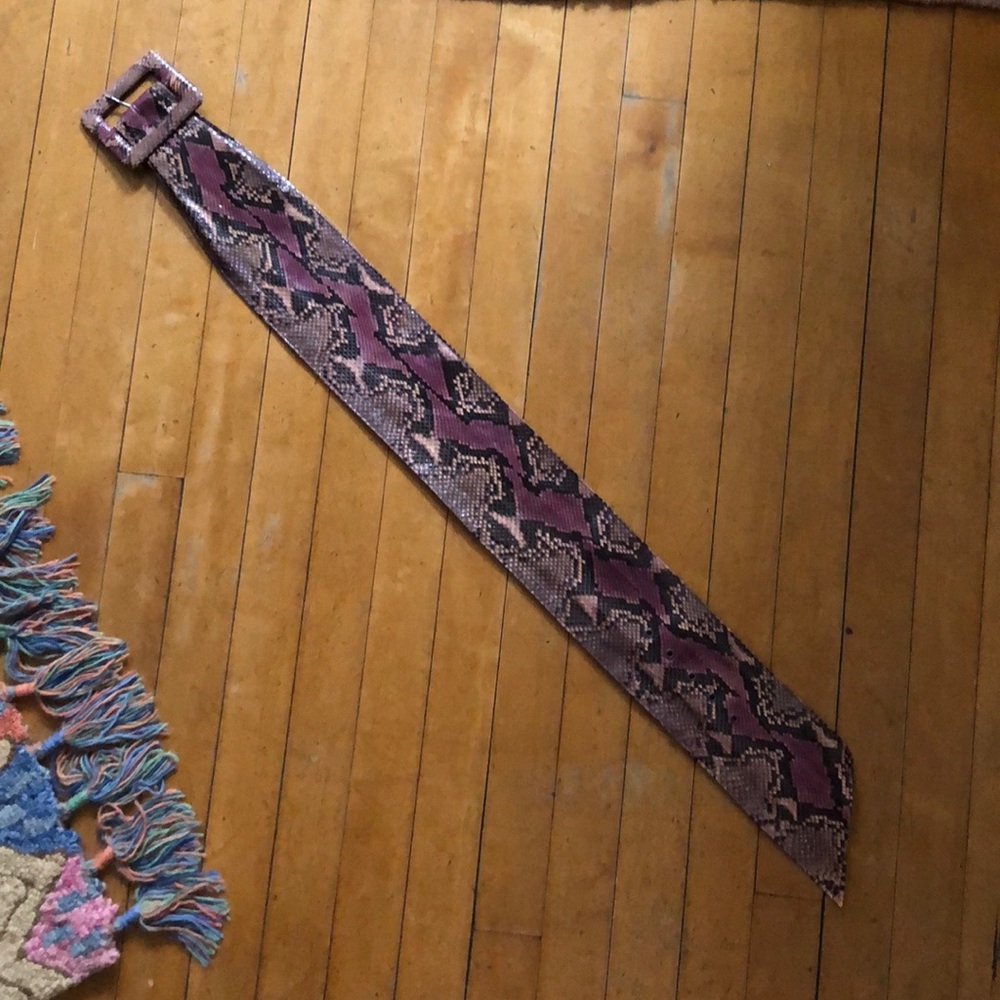 Carlisle Mauve Snake skin Belt